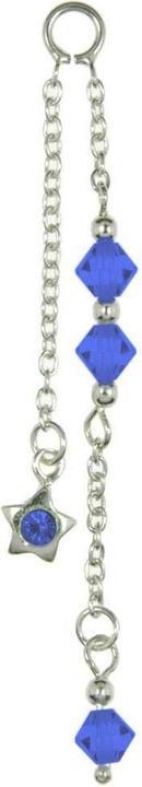 Actual product image Bijouteria Belly piercing pendant (Crystal, Silver 925)