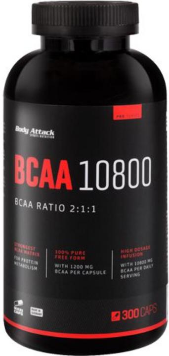 Body Attack BCAA 9700 (300 Caps) (300 Stück, Kapseln)