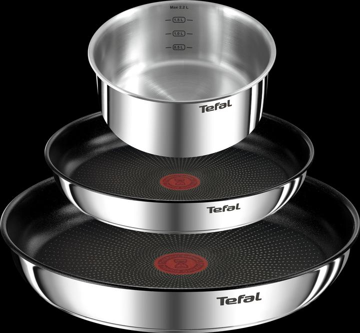 Actual product image Tefal Ingenio Emotion (28 cm, Pan set + pot set, Frying pan, Stainless steel)