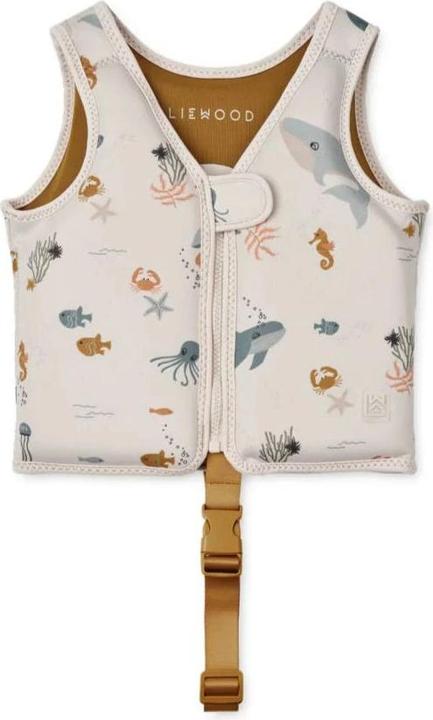 Actual product image Liewood Swimming vest Dove Sea Creature Sandy (15, 16, 17, 18, 19, 15 - 18 kg)