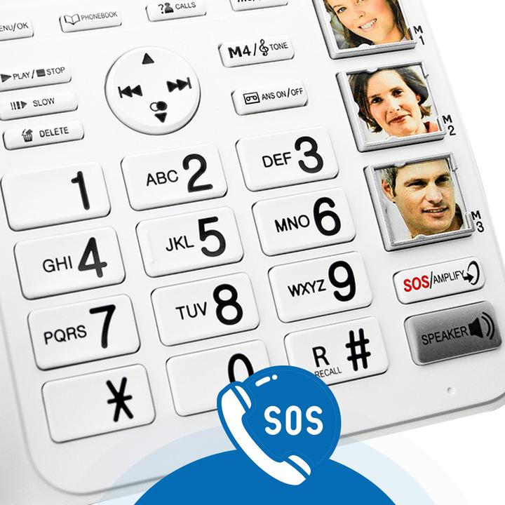 Image du produit Geemarc Téléphone filaire pour seniors CL595