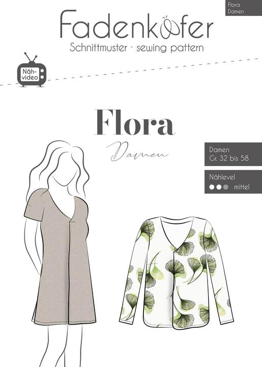 Produktbild Fadenkäfer Schnittmuster Flora