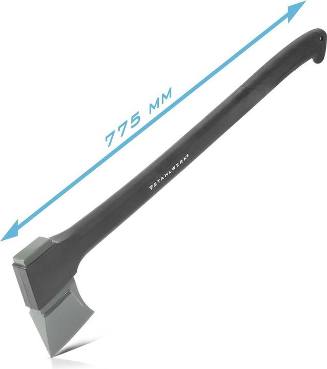 Image du produit Stahlwerk Hache Ca-775 St 775 mm Hache Forestière En Acier Au Carbone Avec Manche En Fibre De Verre