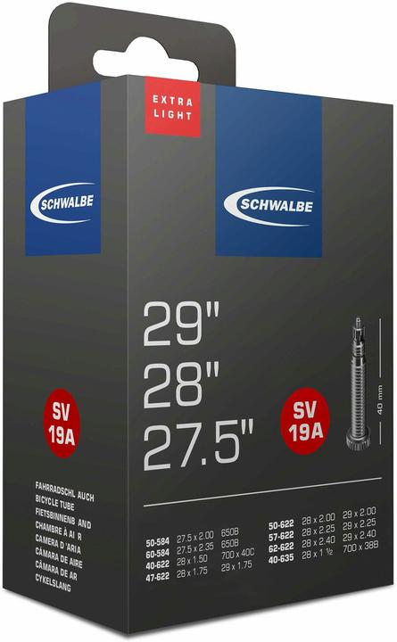Actual product image Schwalbe Extra Light (Presta (SV), 27.5", 27.50 mm)