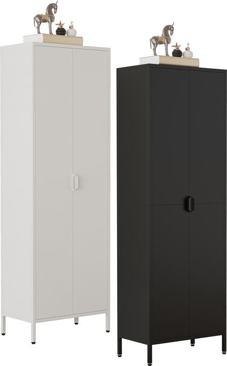 Image du produit VCM Stahl Schrank Büroschrank Flokas XL (60 x 35 x 180 cm)