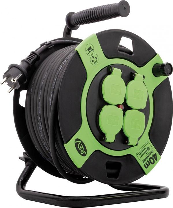 REV Cable drum KU H05RR, 4-fold 40 m (40 m)