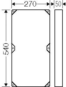 Produktbild Hensel Zwischenrahmen für Geh. Gr. 3 FP ZR 30
