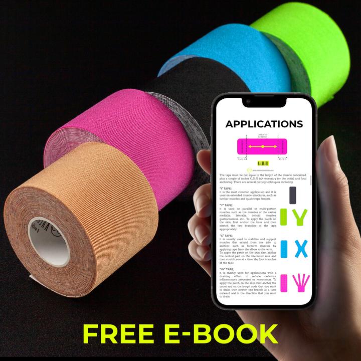 Actual product image Kalahari 4 Wellness Kinesiologie Tape - Kinesio Schwarz