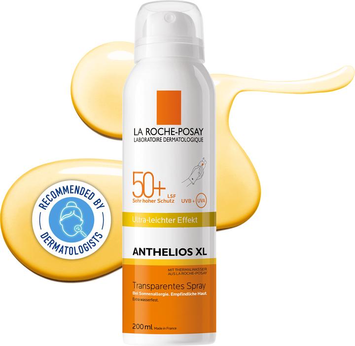 Actual product image La Roche Posay Anthelios Transparent Spray Ultra-light sun protection spray (Sun spray, SPF 50+, 200 ml, 198 g)