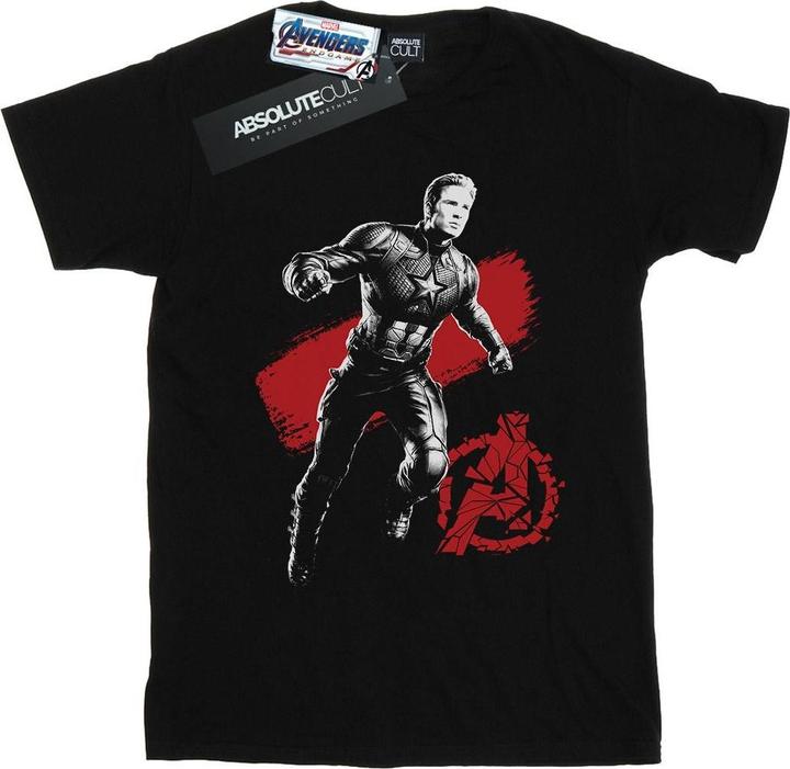Produktbild Avengers Endgame Mono Captain America TShirt (L)