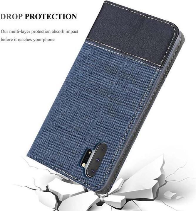Actual product image Cadorabo Book Jeans Optics Cover (Samsung Galaxy Note 10+)