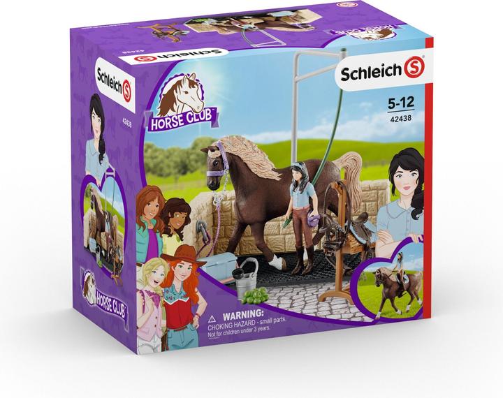 Immagine prodotto Schleich Box per il lavaggio dei cavalli con Emily e Luna di Hor