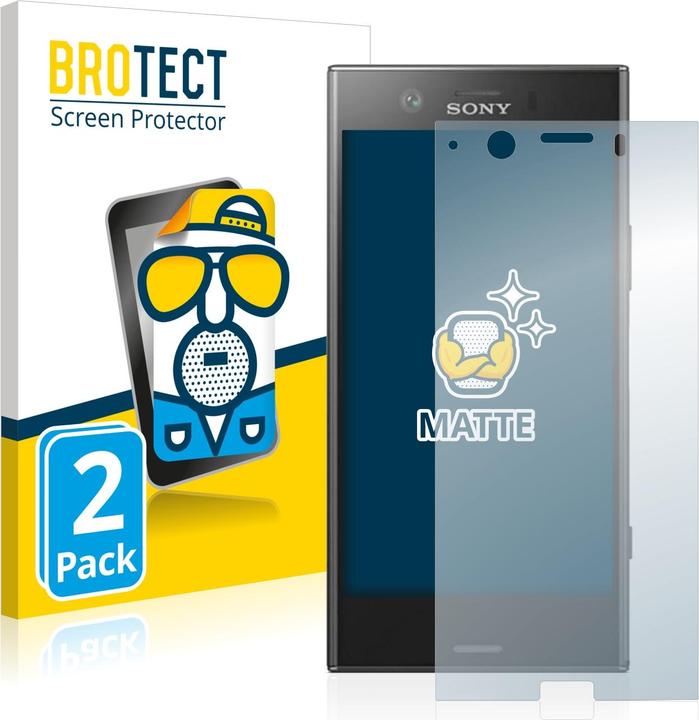 Image du produit BROTECT Film de protection antireflet Protection d'écran mat (2 pièce(s), Sony Xperia XZ1 Compact)