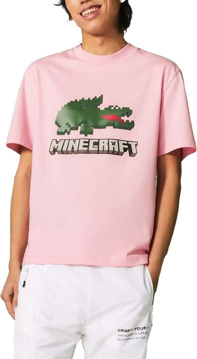 Immagine prodotto Lacoste x Minecraft Maglietta Stampa Adulto Unisex (M)