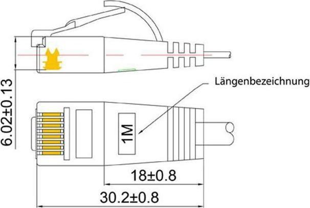 Produktbild Wirewin Netzwerkkabel (UTP, CAT6, 25 m)