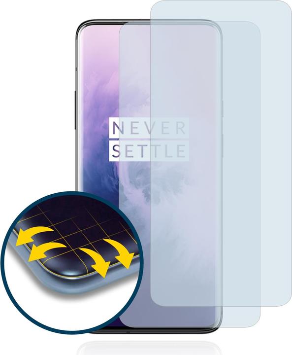 Produktbild BROTECT Full-Cover Displayschutz (2 Stück, OnePlus 7 Pro)