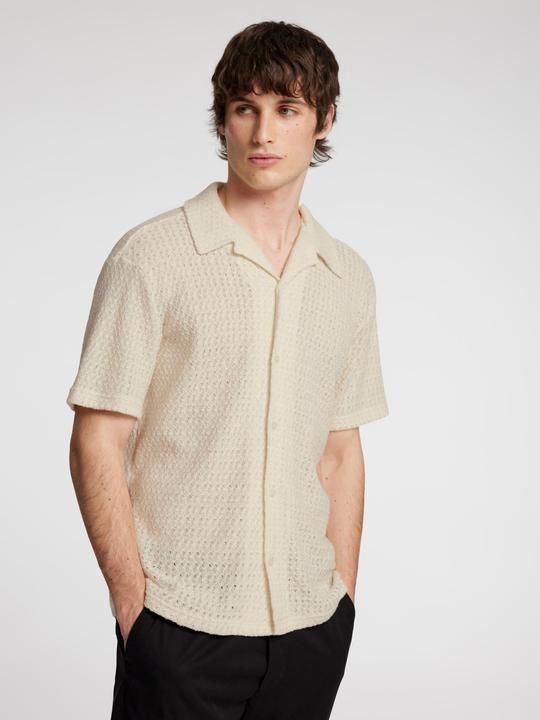 Immagine prodotto Selected Homme Jacquard Strick Kurzarmhemd (XL)