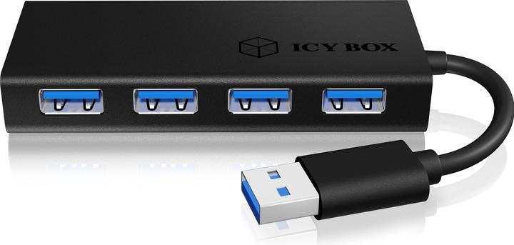 Produktbild Icy Box Ib-Ac6104-B (USB-A, 4 Ports)