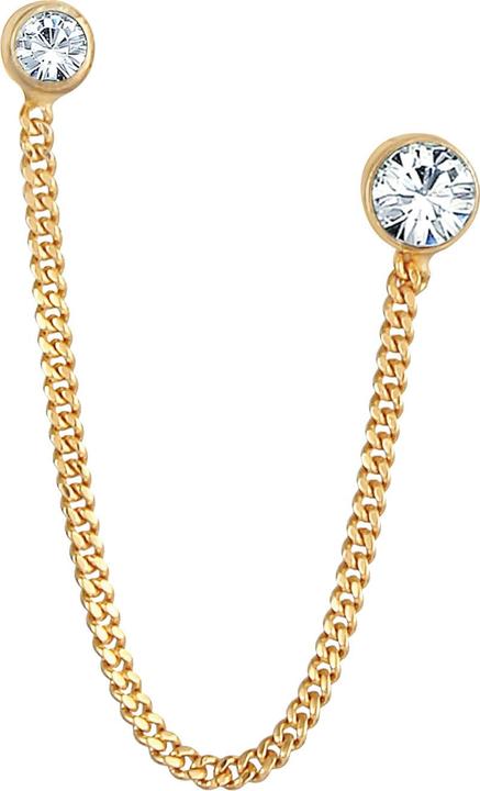 Image du produit Elli Boucles d'oreilles doubles cristaux argent 925 (Cristal de verre, Argent sterling 925)