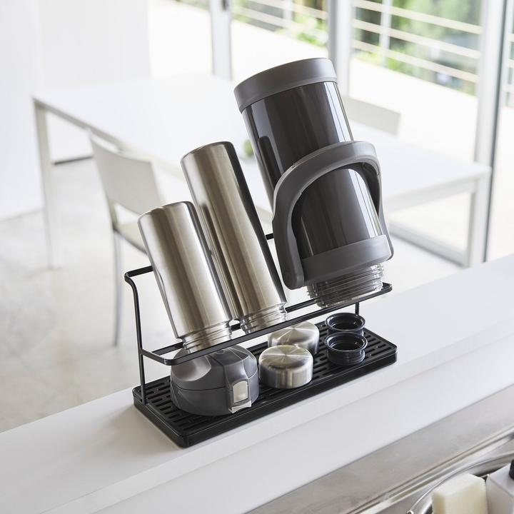 Actual product image Yamazaki Drying rack Drinking bottles