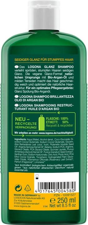 Produktbild Logona Glanz (250 ml, Flüssiges Shampoo)