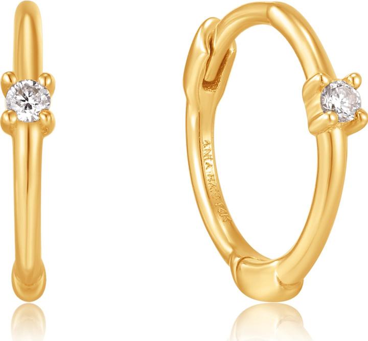 Produktbild Ania Haie 14Kt Gold Single Diamond Huggie Ohrringe (585er Gelbgold)