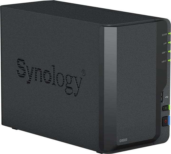Actual product image Synology DS223 (2 x 10 TB, Seagate Ironwolf)