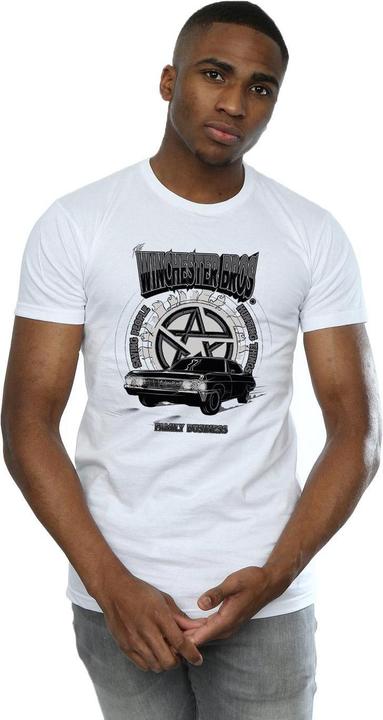 Actual product image Supernatural Mens Winchester Bros T-Shirt (XXL)