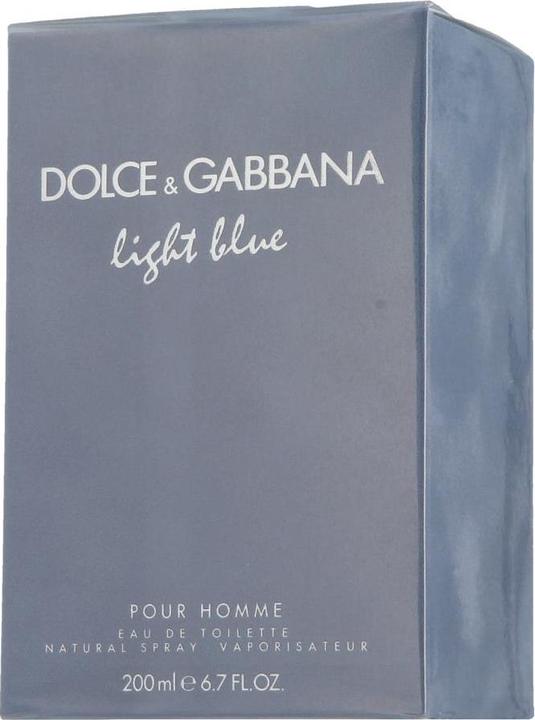 Actual product image Dolce & Gabbana Light Blue (Eau de toilette, 200 ml)