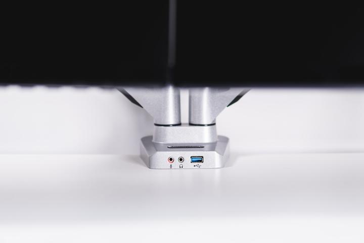 Actual product image Bakker Elkhuizen Monitor Arm Smart Office 12 Dual Clamp (Table, 27.01")