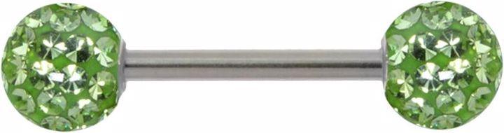 Produktbild Bijouteria Zungenpiercing (Chirurgenstahl 316L, Kristall, Epoxiharz)