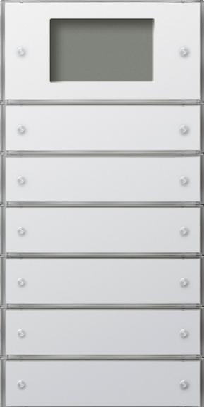Gira Tastsensor 3 Plus 6-fach 2046112 KNX (2+4) Flächenschalter reinweiss