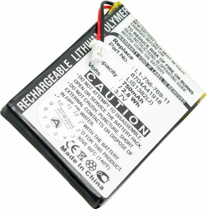 Actual product image Sony Battery PRS-500, PRS-505, PRS-700, PRSA-CL1 (Device specific, 750 mAh)