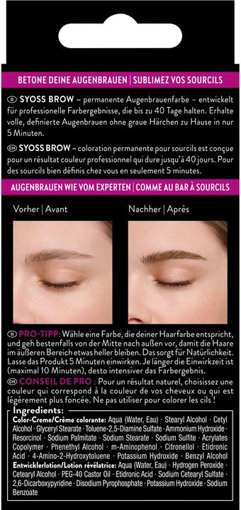 Actual product image Syoss Eyebrow Kit (Light brown)