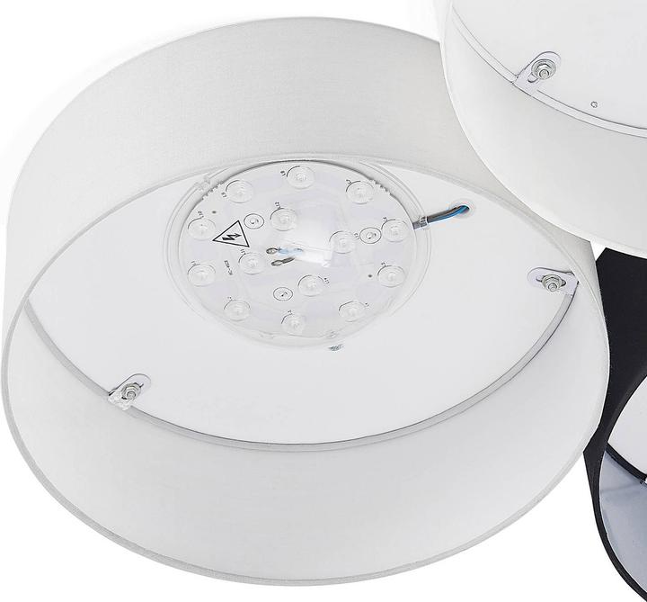 Actual product image Lindby Janita LED ceiling lamp, 3-light, three-coloured (4400 lm)