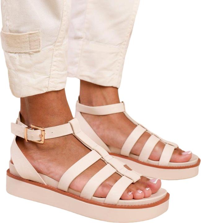 Immagine prodotto Where's That From Donna/Ladies Dubai PU Sandali Gladiatore con Piattaforma Media Ampia (39)