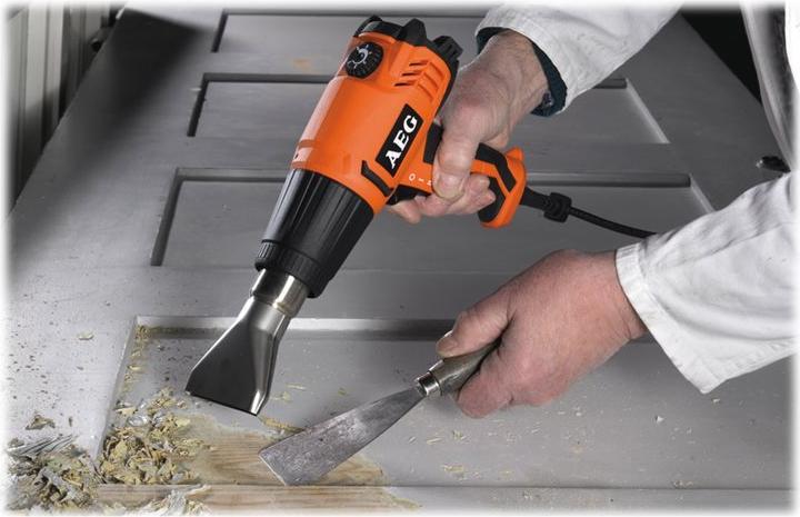 Produktbild AEG HG 600 VK, Black, Metallic, Orange, 434 l/min, 600 °C, 345 l/min, 90 °C, AC