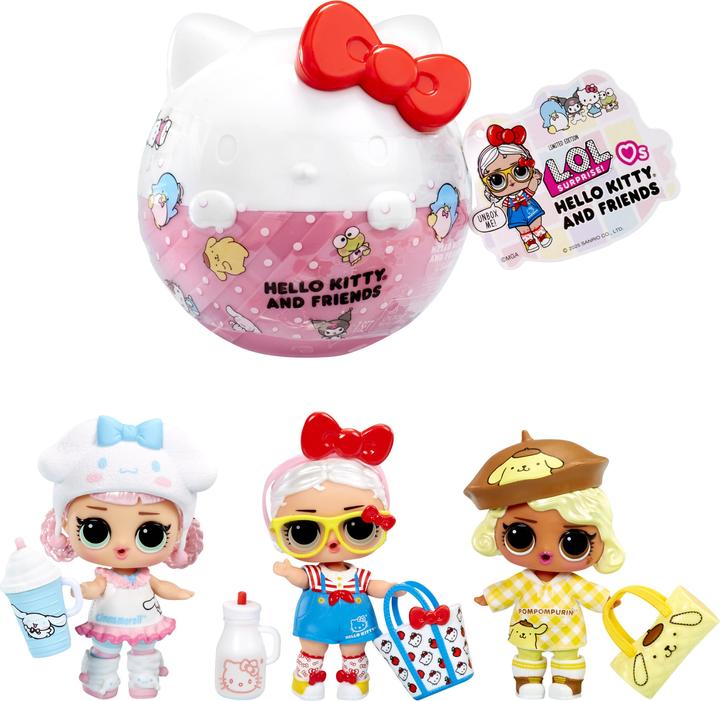 Actual product image MGA L.O.L. Surprise! Loves Hello Kitty & Friends Tots Core
