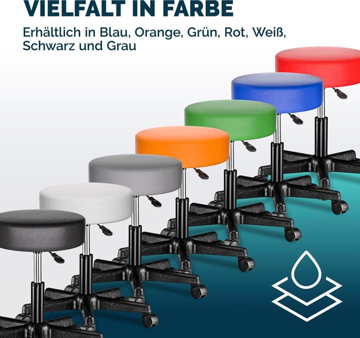 Image du produit Casaria Tabouret roulant