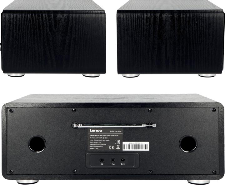 Produktbild Lenco DIR-260BK (FM, DAB+, Internetradio, UKW, WLAN, Bluetooth)