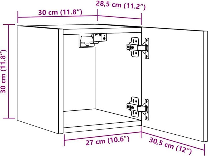 Actual product image VidaXL Aubrey (30.5 x 30 x 30 cm)