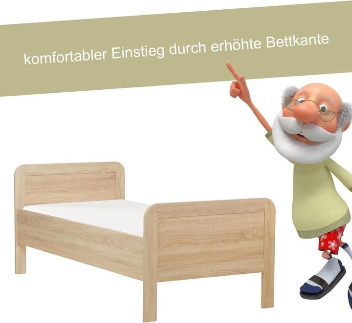 Immagine prodotto Homestyle4u Letto in legno (90 x 200 cm)
