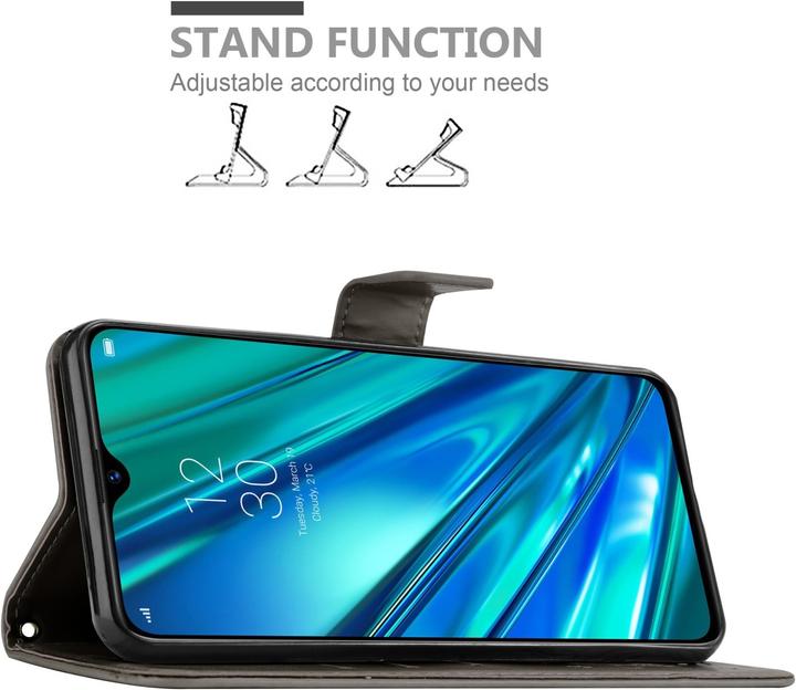 Actual product image Cadorabo Flower Book Case for Realme 5 PRO / Realme Q (Realm Q)