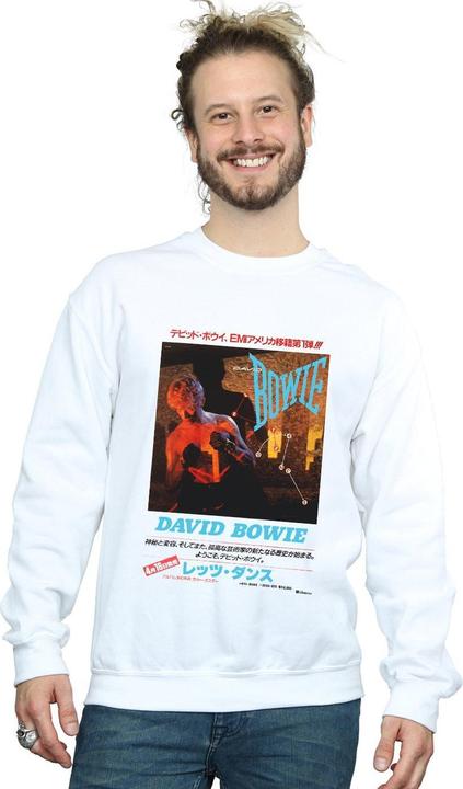 Immagine prodotto David Bowie Asian Poster Felpa Uomo (XXL)