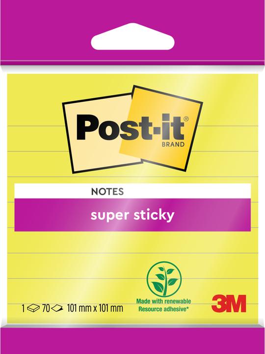 Immagine prodotto Post-it Note super adesive (100 x 100 mm)