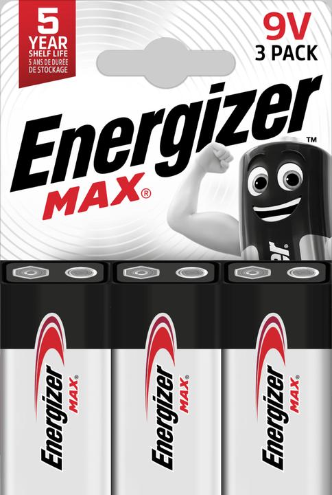 Produktbild Energizer Max Alkaline (3 Stk., 9V Block)