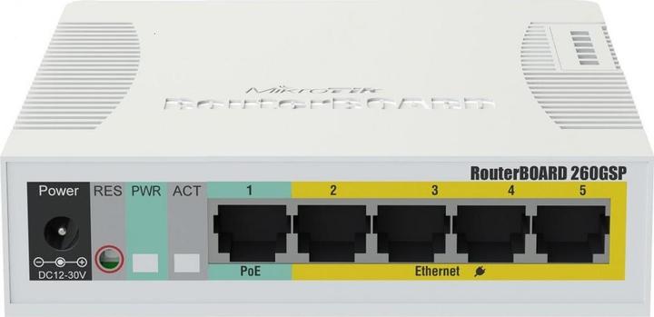 Produktbild MikroTik RB260GSP (5 Ports)