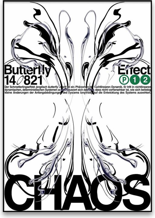 Produktbild Plakativ CHAOS 2 by Alessio Borando Poster A2 (59.4 x 42 cm)