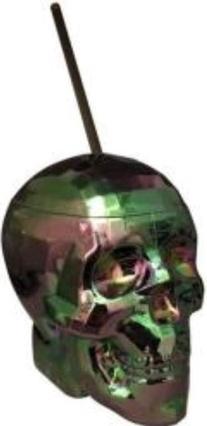 Actual product image Kheper Games Oil Slick Mug with Skull Design 625ml (625 ml)