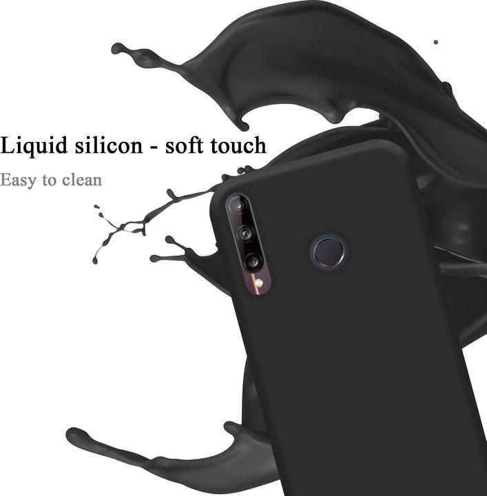 Actual product image Cadorabo TPU Liquid Silicone Case Cover (Huawei P40 Lite E)